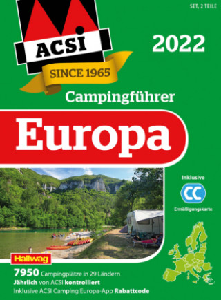 Carte ACSI Campingführer Europa 2022 