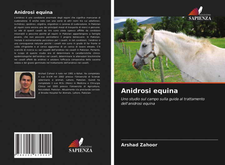 Knjiga Anidrosi equina Arshad Zahoor