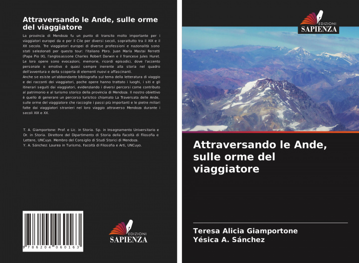 Kniha Attraversando le Ande, sulle orme del viaggiatore Yésica A. Sánchez