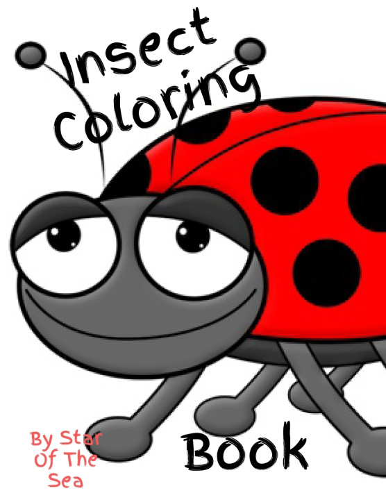 Knjiga Insect Coloring Book Of The Sea Star Of The Sea