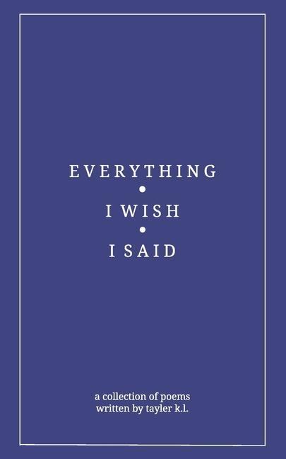 Книга everything i wish i said 