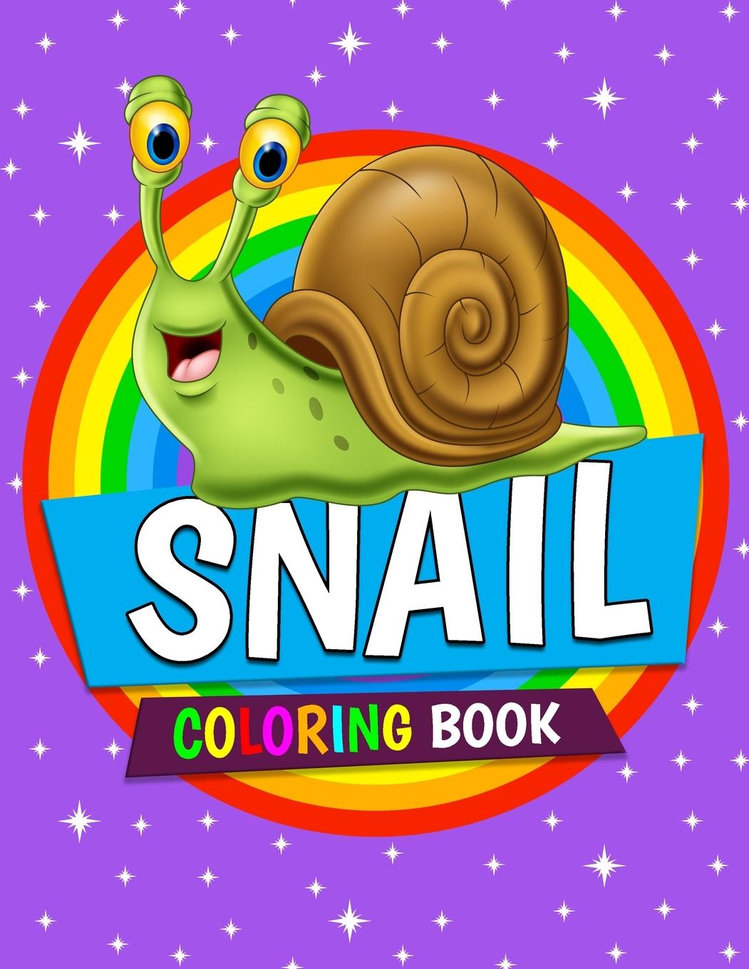 Kniha Snail Coloring Book 