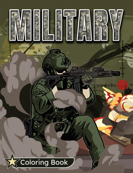 Carte Military Coloring Book 