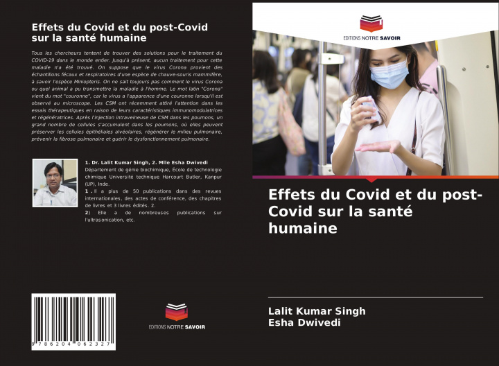Книга Effets du Covid et du post-Covid sur la sante humaine Esha Dwivedi