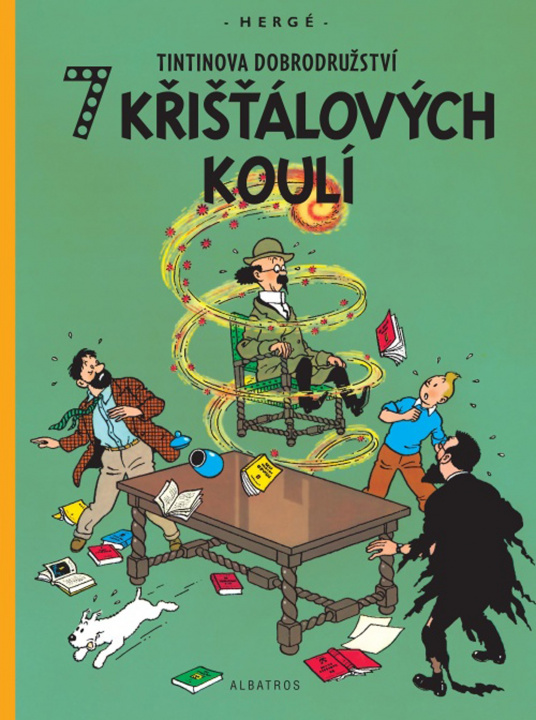 Carte Tintinova dobrodružství 7 křišťálových koulí Hergé