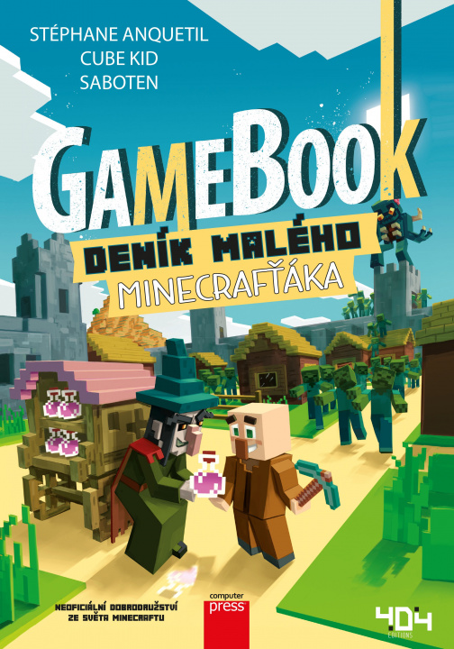 Book Gamebook Deník malého Minecrafťáka Cube Kid