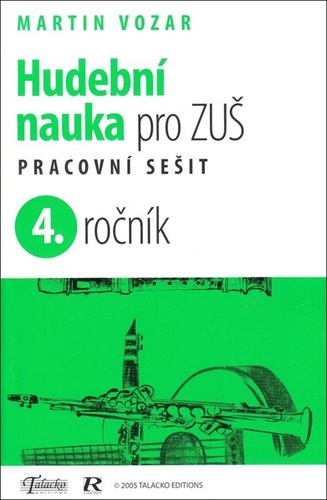 Book Hudební nauka pro ZUŠ 4. ročník Martin Vozar
