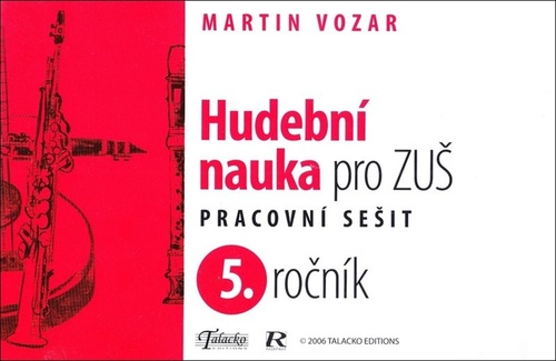 Könyv Hudební nauka pro ZUŠ 5. ročník Martin Vozar