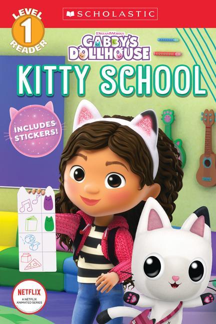 Book Kitty School (Gabby's Dollhouse: Scholastic Reader, Level 1) 