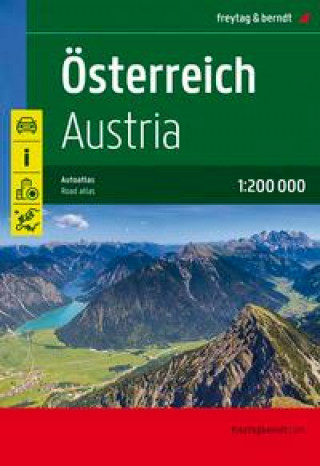 Книга Österreich, Straßen-Atlas 1:200.000, freytag & berndt 