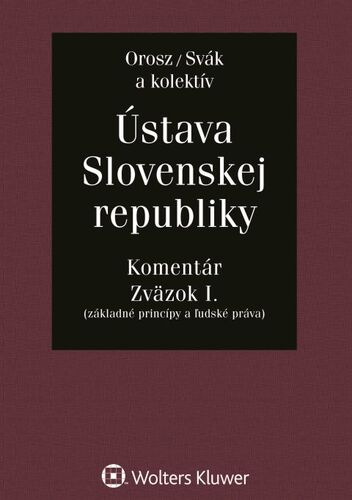 Kniha Ústava Slovenskej republiky Orosz Svák