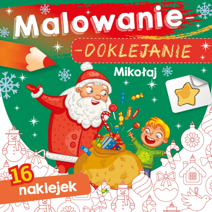 Livro Mikołaj. Malowanie-doklejanie Opracowanie zbiorowe