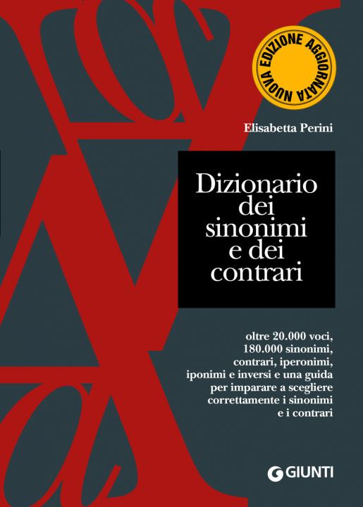Knjiga Dizionario dei sinonimi e dei contrari Elisabetta Perini