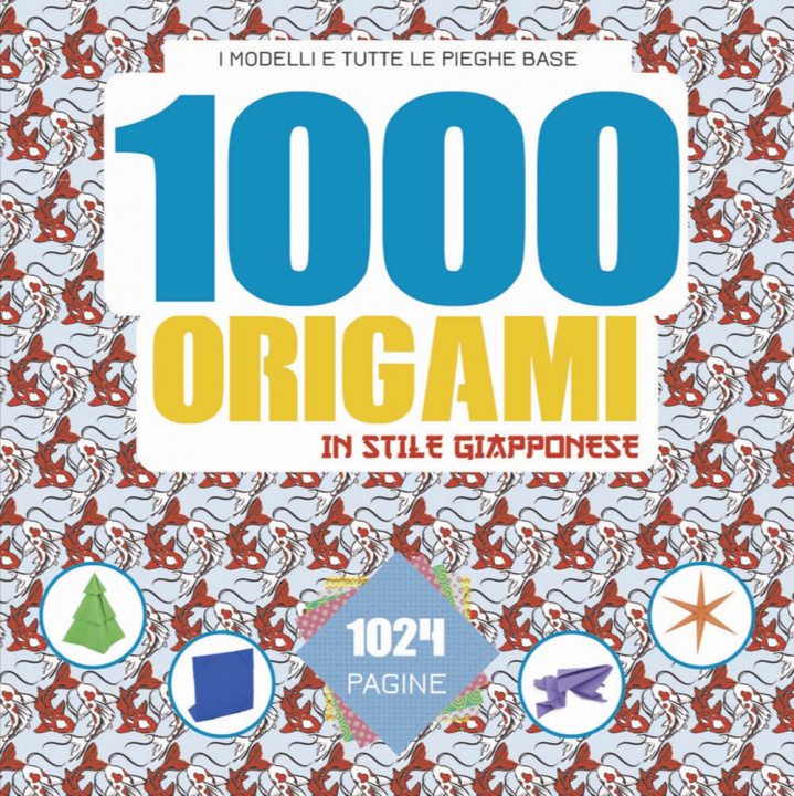 Carte 1000 origami in stile giapponese 