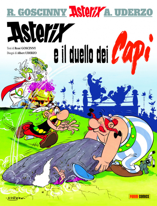 Książka Asterix e il duello dei capi René Goscinny