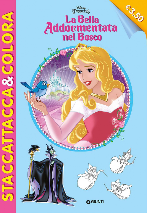 Buch bella addormentata nel bosco. Staccattacca e colora. Con adesivi 