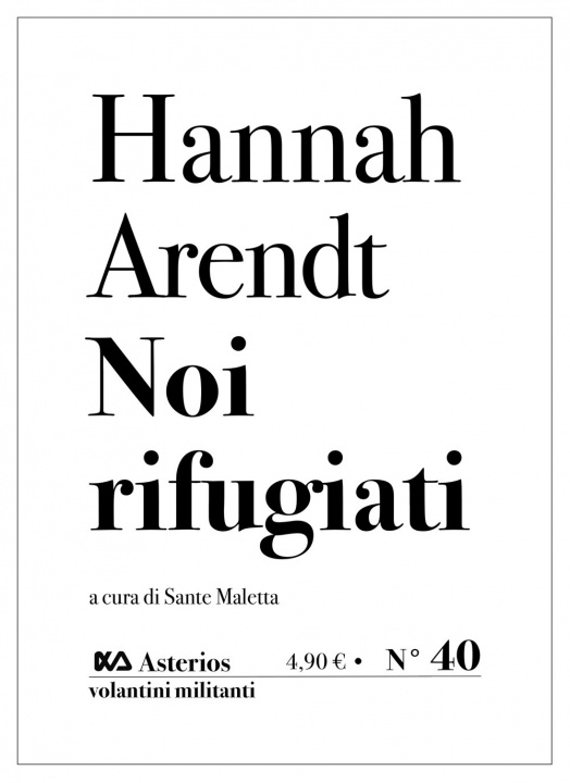 Kniha Noi rifugiati Hannah Arendt