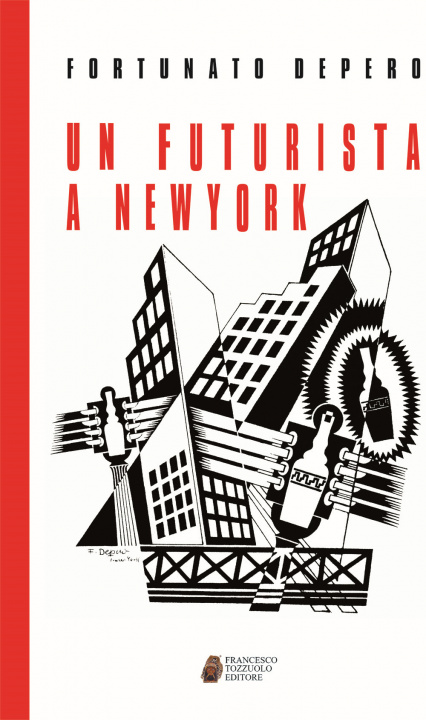 Kniha futurista a New York Fortunato Depero