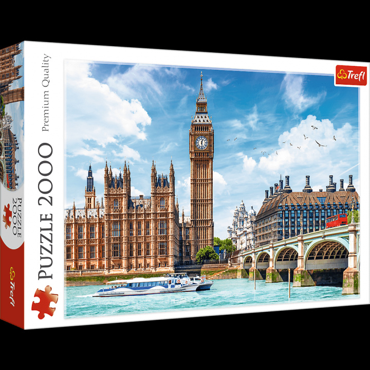 Gra/Zabawka Puzzle 2000 Big Ben, Londyn, Anglia 27120 