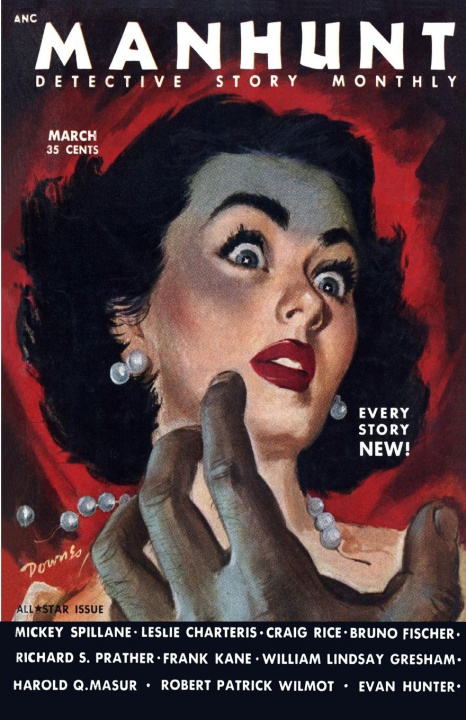 Knjiga Manhunt, March 1953 Richard S. Prather
