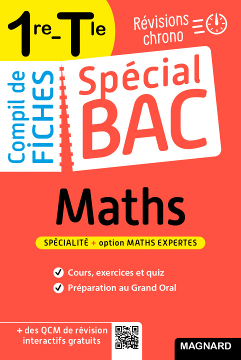Carte Spécial Bac Compil de Fiches Maths 1re, Tle Bac 2023 Punta
