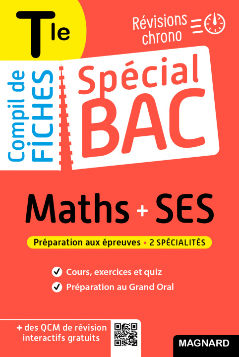 Carte Spécial Bac Compil de Fiches Maths-SES Tle Bac 2023 Mattern