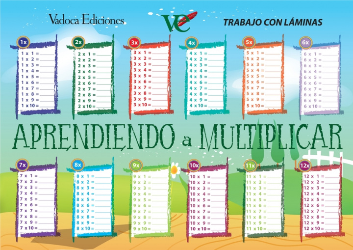 Książka APRENDIENDO A MULTIPLICAR VANESSA DOMINGO CASILLAS