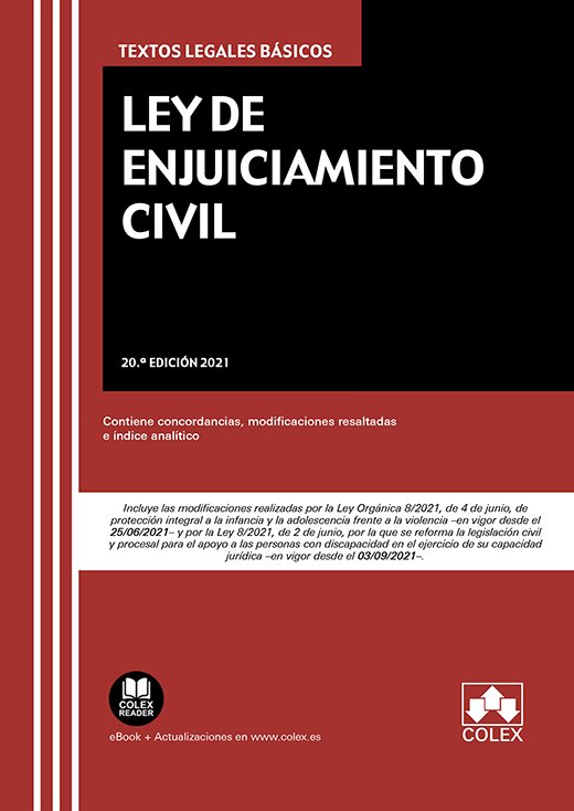 Kniha LEY DE ENJUICIAMIENTO CIVIL COLEX