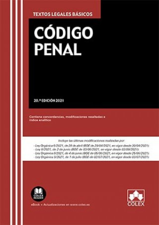 Kniha CODIGO PENAL 2021 COLEX