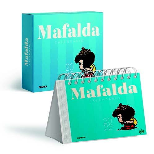 Könyv CALENDARIO 2022 MAFALDA CAJA- AZUL 