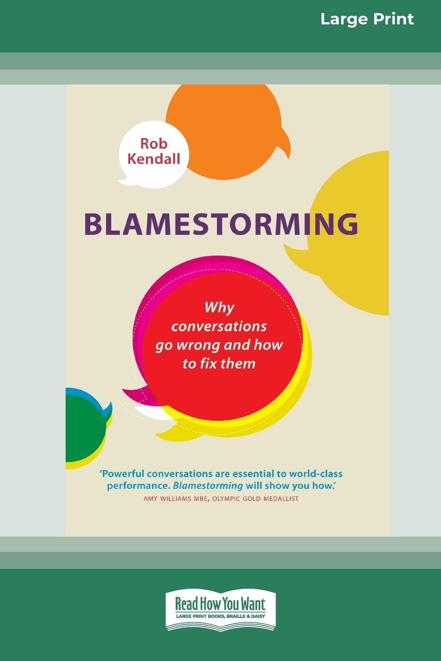 Book Blamestorming Rob Kendall