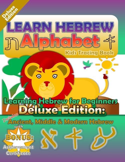 Könyv Learn Hebrew Alphabet Kid's tracing Book Learning Hebrew for Beginners 