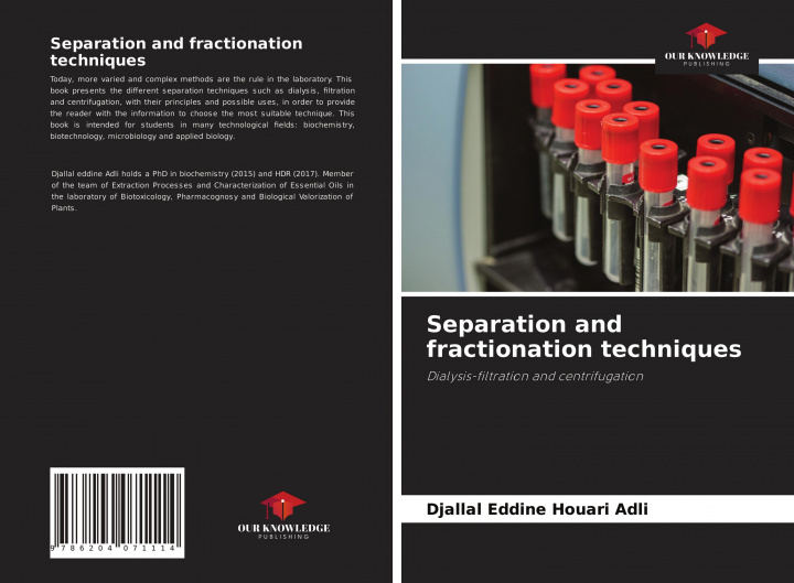 Knjiga Separation and fractionation techniques Djallal Eddine Houari Adli