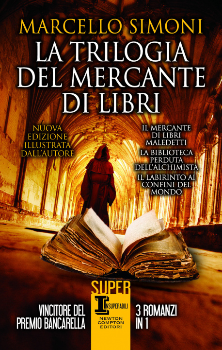 Książka trilogia del mercante di libri Marcello Simoni