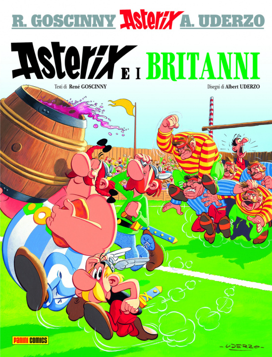 Knjiga Asterix e i Britanni René Goscinny