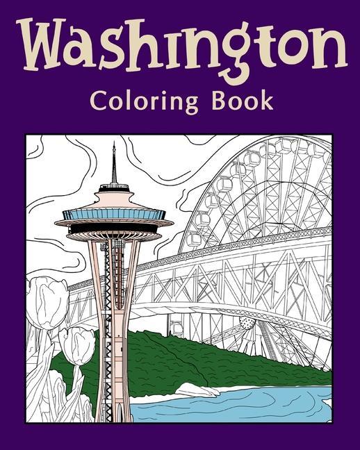 Kniha Washington Coloring Book PAPERLAND