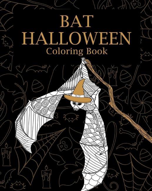 Kniha Bat Halloween Coloring Book PAPERLAND