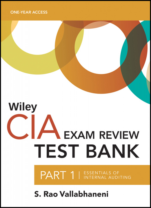 Carte Wiley CIA 2022 Part 1 Test Bank - Essentials of Internal Auditing (1-year access) Wiley