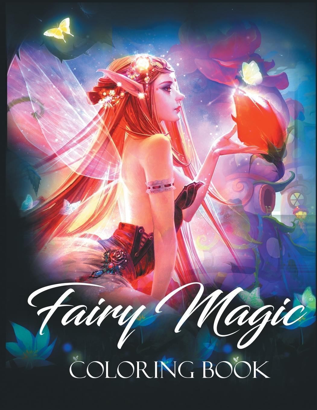 Книга Fairy Magic Coloring Book 