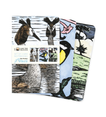 Koledar/Rokovnik Chris Pendleton Set of 3 Mini Notebooks Flame Tree Publishing