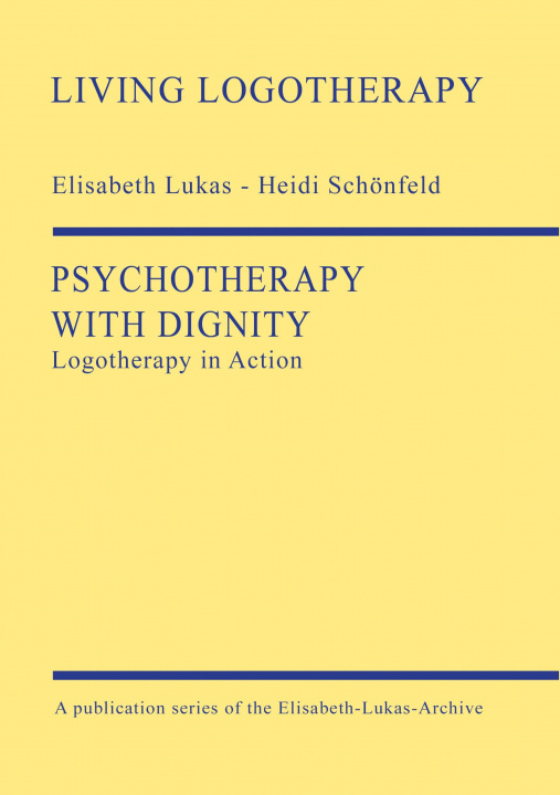 Book Psychotherapy with Dignity Heidi Schönfeld