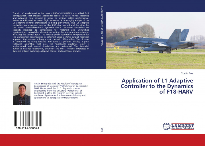 Kniha Application of L1 Adaptive Controller to the Dynamics of F18-HARV 