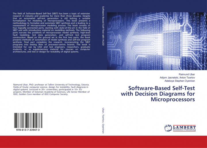 Knjiga Software-Based Self-Test with Decision Diagrams for Microprocessors Artjom Jasnetski Tsertov