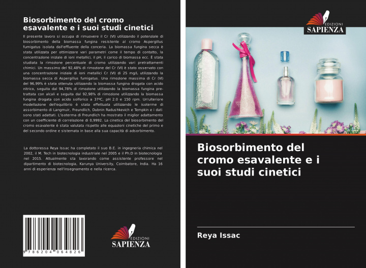 Kniha Biosorbimento del cromo esavalente e i suoi studi cinetici 