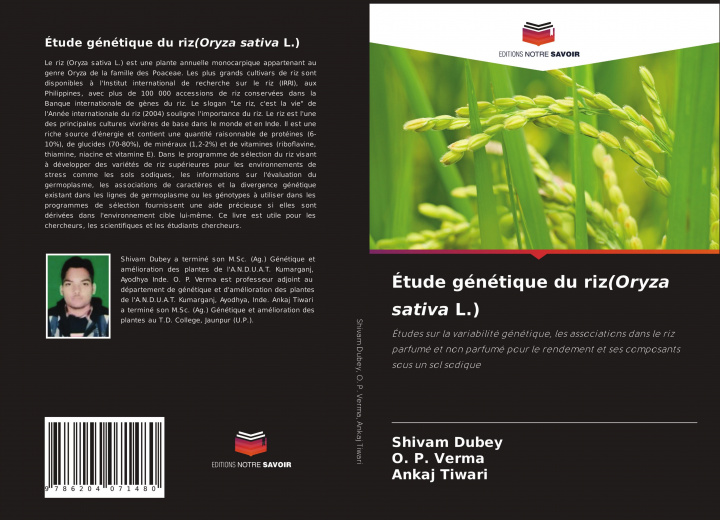 Carte Etude genetique du riz(Oryza sativa L.) O. P. Verma