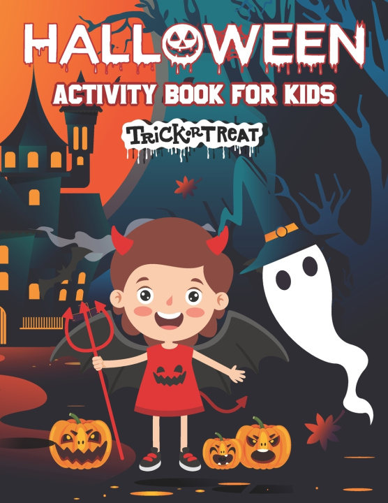Książka Halloween Activity Book Books Wantable Books