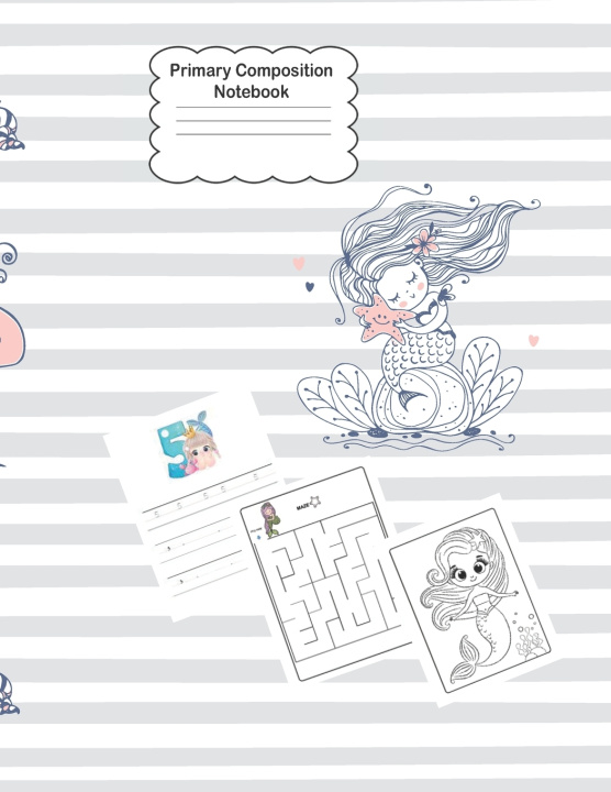 Knjiga Mermaid Primary Composition Notebook Alice Miss Alice