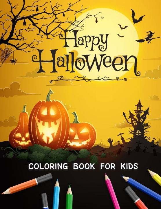 Knjiga Halloween Coloring Book Time Relaxed Time