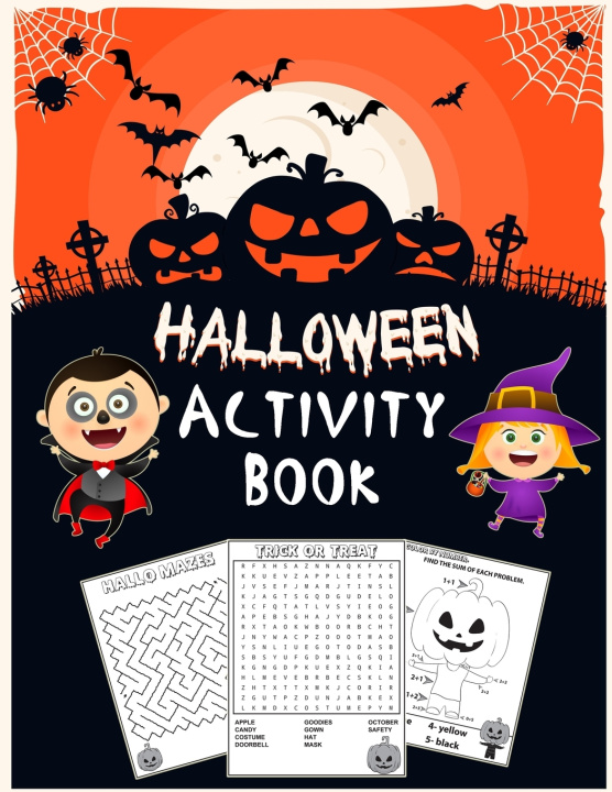 Knjiga Halloween Activity Book for Kids Summit Aaron Summit