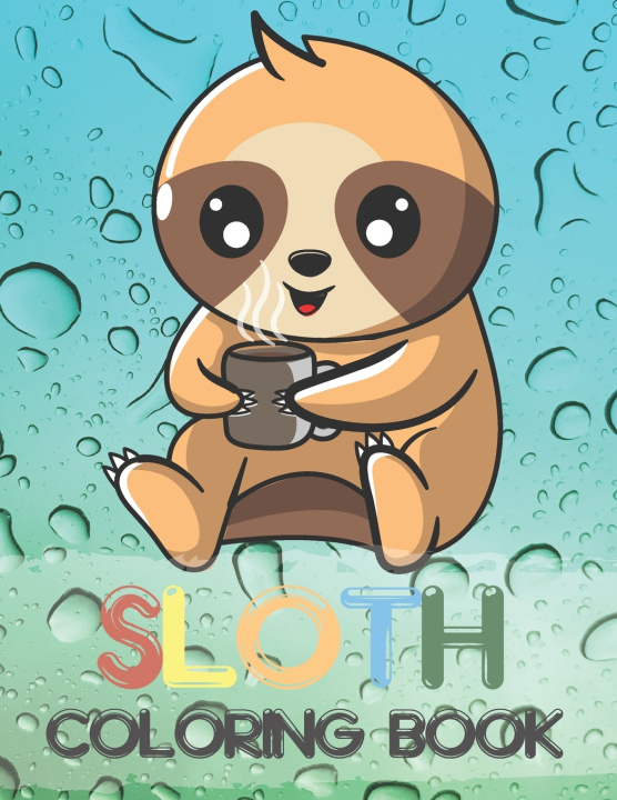 Knjiga Sloth Coloring Book Craft Valento Craft